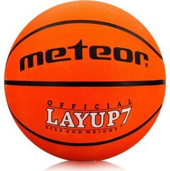 Basketbola bumba Meteor Layup 7 (7 izmērs) cena un informācija | Basketbola bumbas | 220.lv