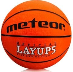Basketbola bumba METEOR LAYUP (5 izmērs) цена и информация | Баскетбольные мячи | 220.lv