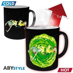 Rick And Morty Mug Heatchange 320ml cena un informācija | Datorspēļu suvenīri | 220.lv