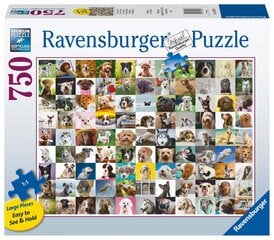 Ravensburger Puzzle 99 милые собаки 750plf 16939 цена и информация | Пазлы | 220.lv