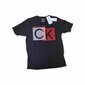 Calvin Klein T-krekls zēniem, melns цена и информация | Zēnu krekli | 220.lv