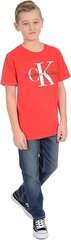 Calvin Klein T-krekls zēniem, melns цена и информация | Рубашки для мальчиков | 220.lv