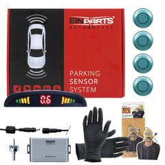 Parkošanās sistēma ar 4 sensoriem 22mm ar LED displeju EinParts, Ciāna cena un informācija | Parkošanas sistēmas | 220.lv