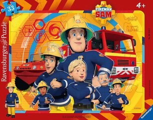 Puzle Ravensburger FS Sam Firefighter 6114, 33 d. cena un informācija | Puzles, 3D puzles | 220.lv