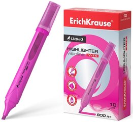 Teksta marķieris Liquid visioline V-14, ErichKrause, 0,6-4,0 mm, rozā cena un informācija | Rakstāmpiederumi | 220.lv