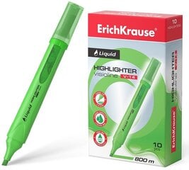 Teksta marķieris Liquid visioline V-14, ErichKrause, 0.6-4.0mm, zaļš cena un informācija | Rakstāmpiederumi | 220.lv