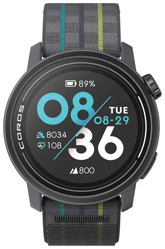 Coros Pace 3 Sport Black Nylon cena un informācija | Viedpulksteņi (smartwatch) | 220.lv