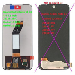 Akero lab Xiaomi Redmi 10 2021 / Redmi 10 2022 / Redmi Note 11 4G cena un informācija | Telefonu rezerves daļas un instrumenti to remontam | 220.lv