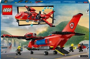 60413 LEGO® CITY Самолет пожарников цена и информация | Kонструкторы | 220.lv