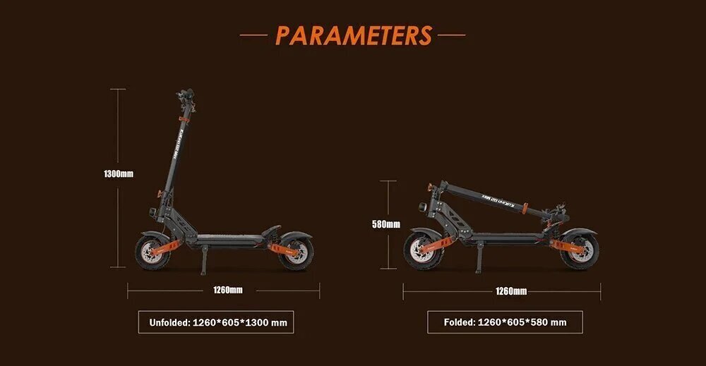 Elektriskais skrejritenis Kugoo Kirin G2 Max, melns цена и информация | Elektriskie skrejriteņi | 220.lv