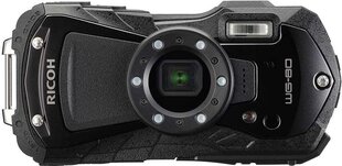 Ricoh WG-80, черный цена и информация | Цифровые фотоаппараты | 220.lv