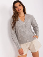 džemperis ba-sw-8005.00p pelēks cena un informācija | Sieviešu džemperi | 220.lv