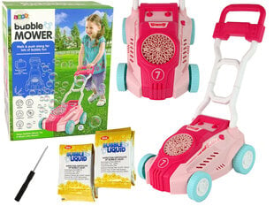 Ziepju burbuļu aparāts Zāles pļāvējs Lean Toys, rozā cena un informācija | Ūdens, smilšu un pludmales rotaļlietas | 220.lv