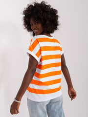 блузка rv-bz-8831.26p белая/оранжевая цена и информация | Женские блузки, рубашки | 220.lv