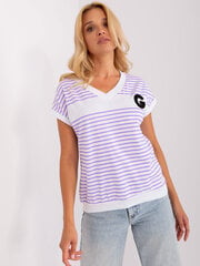 блузка rv-bz-8819.46 белый/фиолетовый цена и информация | Женские блузки, рубашки | 220.lv