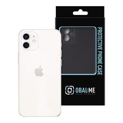 OBAL:ME Matte TPU Case for Apple iPhone 12 Black цена и информация | Чехлы для телефонов | 220.lv