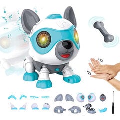 Interaktīvs kucēns robots Robotic, balts/zils cena un informācija | Rotaļlietas zēniem | 220.lv