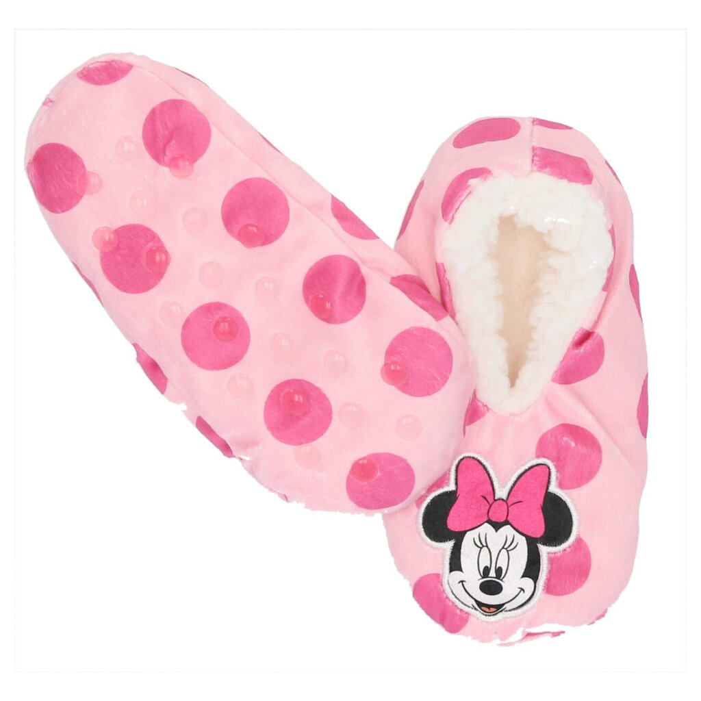 Čības meitenēm Minnie Mouse, rozā cena un informācija | Bērnu čības, maiņas apavi | 220.lv