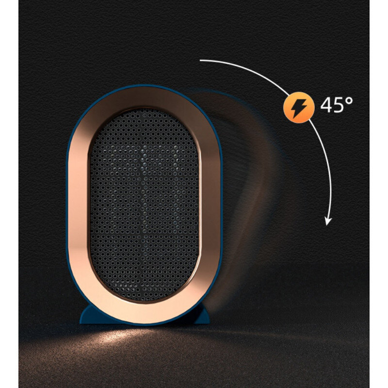 1200W mini pārnēsājams galda sildītājs birojam, mājām (balts) cena un informācija | Sildītāji | 220.lv