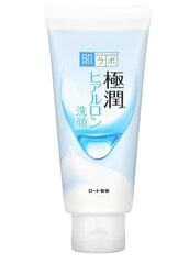 Kрем-пенка для умывания с гиалуроновой кислотой Rohto Hada Labo Gokujyun Super Hyaluronic Acid Hydrating Face Wash 100г (Япония) цена и информация | Средства для очищения лица | 220.lv