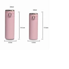Termoss, 400 ml, rozā cena un informācija | Termosi, termokrūzes | 220.lv