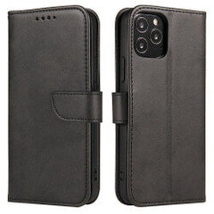 Magnet Case elegant bookcase type case with kickstand for LG Velvet 5G black цена и информация | Чехлы для телефонов | 220.lv