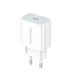 Riversong зарядное устройство PowerKub 20 1x USB-C 20 Вт белый AD75 цена и информация | Зарядные устройства для телефонов | 220.lv