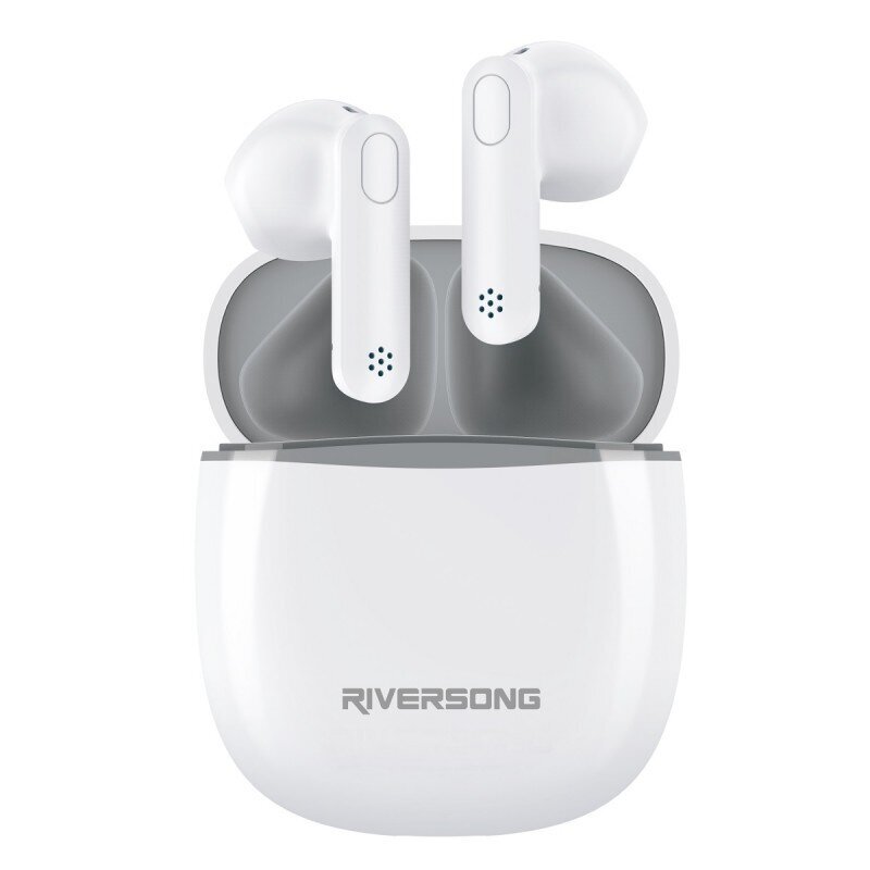 Riversong Bluetooth austiòas Air X26 TWS baltas EA173 cena un informācija | Austiņas | 220.lv