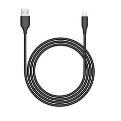 Riversong kabelis Beta 09 USB - Lightning 1,0m 3A melns CL85 cena un informācija | Savienotājkabeļi | 220.lv