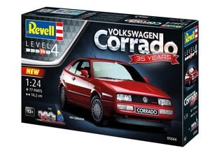 Сборная пластиковая модель начинающему моделисту. Revell - Volkswagen Corrado подарочный набор, 1/24, 05666 цена и информация | Конструкторы и кубики | 220.lv