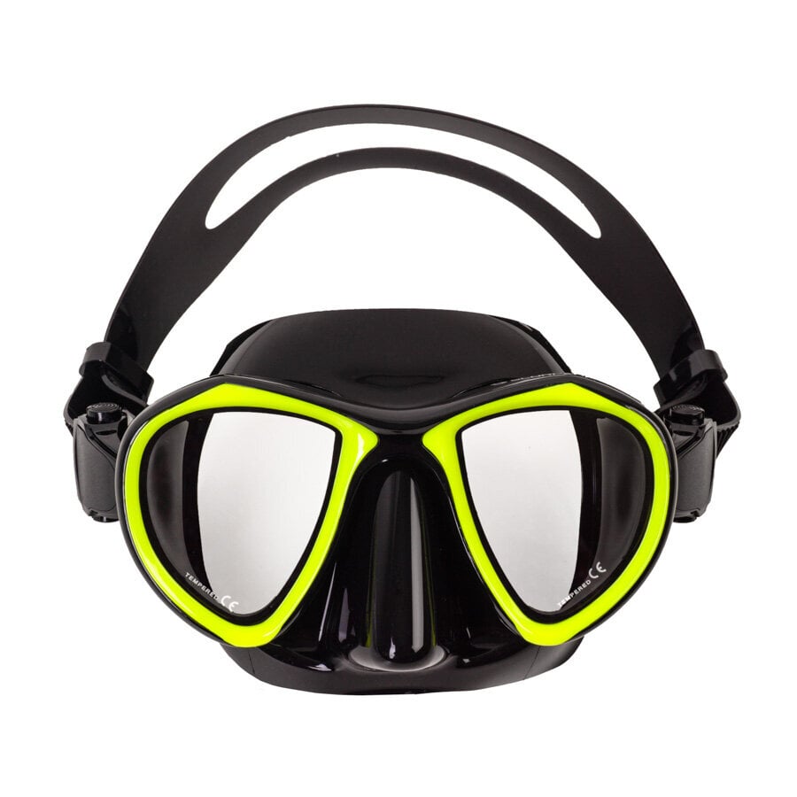 Niršanas maska Scorpena B, dzeltena cena un informācija | Niršanas maskas | 220.lv