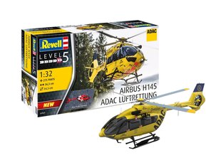 Сборная пластиковая модель. Revell -  Eurocopter H 145 ADAC/REGA, 1/32, 04969 цена и информация | Конструкторы и кубики | 220.lv