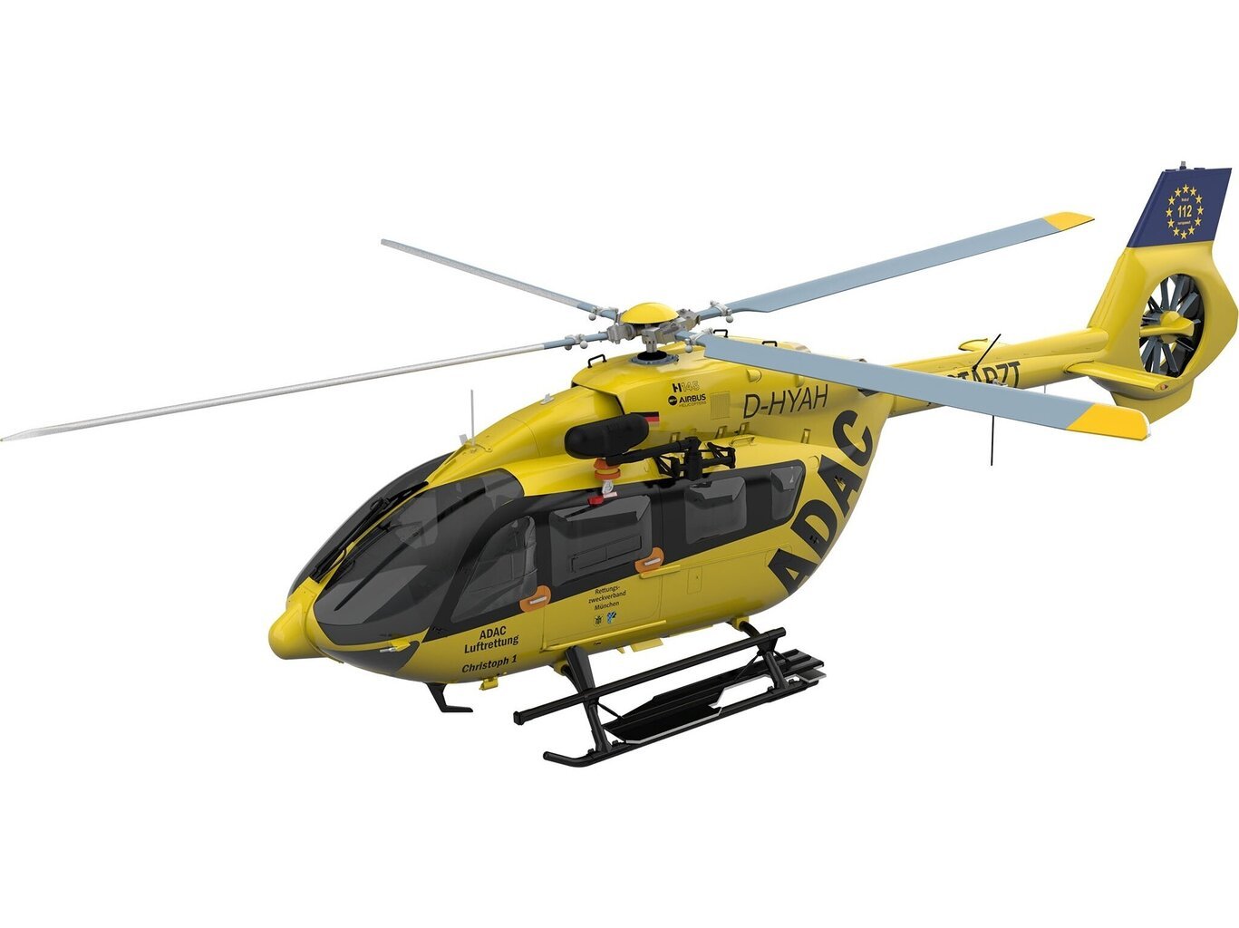 Konstruktors Revell - Eurocopter H 145 ADAC/REGA, 1/32, 04969 цена и информация | Konstruktori | 220.lv