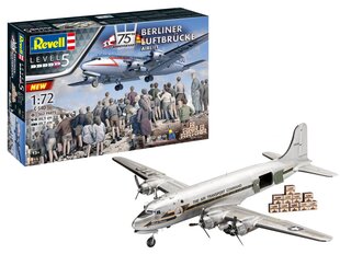 Dāvanu komplekts Revell - 75th Anniversary Berliner Luftbrücke Douglas DC-4, 1/72, 05652 цена и информация | Конструкторы и кубики | 220.lv