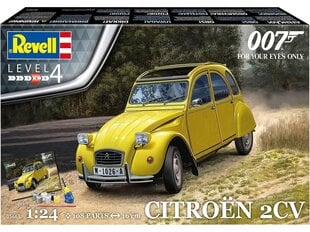 Подарочный набор Revell - James Bond 007 "For Your Eyes Only" Citroen 2CV, 1/24, 05663 цена и информация | Конструкторы и кубики | 220.lv