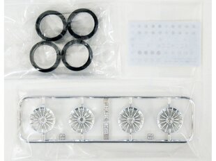 Комплект колес Aoshima Enkei Racing Evolution RS055RR 18", 1/24, 06119 цена и информация | Конструкторы и кубики | 220.lv