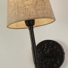 Searchlight sienas lampa Gothic 30690-1BK цена и информация | Настенные светильники | 220.lv