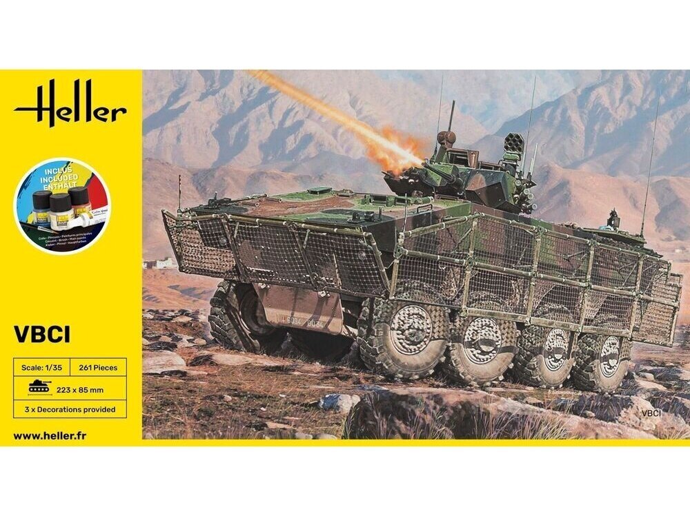 Dāvanu komplekts Heller - VBCI, 1/35, 57147 cena un informācija | Konstruktori | 220.lv