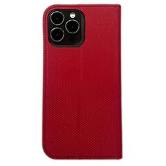 Etui Smart Magnet book iPhone 15 Plus 6.7" czerwony|red цена и информация | Чехлы для телефонов | 220.lv