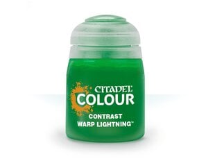 Citadel - Warp Lightning (contrast) акриловая краска, 18ml, 29-40 цена и информация | Принадлежности для рисования, лепки | 220.lv