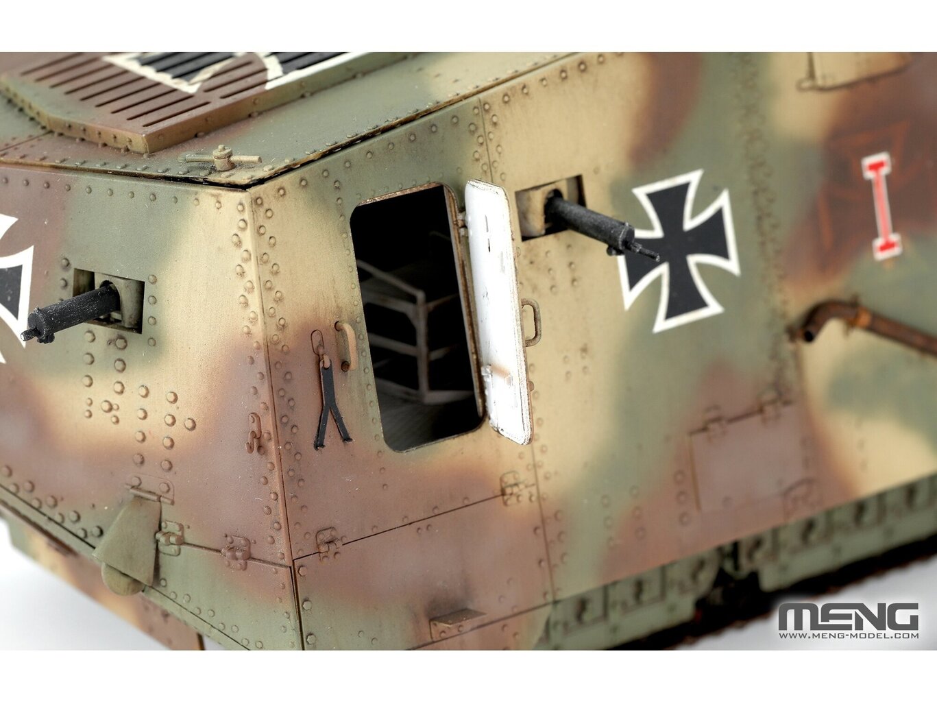 Konstruktors Meng Model - German A7V Tank & Engine, 1/35, TS-017S cena un informācija | Konstruktori | 220.lv