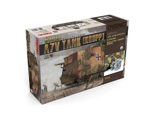 Meng Model - German A7V Tank (Krupp) & Engine, 1/35, TS-017S цена и информация | Конструкторы и кубики | 220.lv