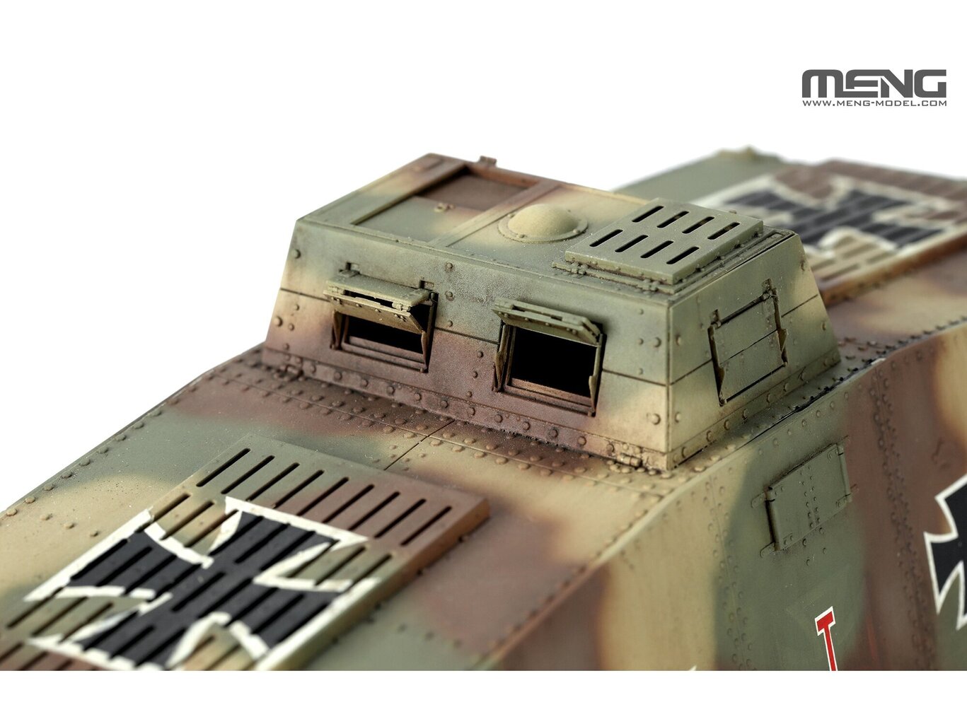 Konstruktors Meng Model - German A7V Tank & Engine, 1/35, TS-017S cena un informācija | Konstruktori | 220.lv