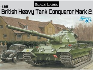 Склеиваемая модель Dragon British Heavy Tank FV214 Conqueror Mark 2 Black Label, 1/35, 3555 цена и информация | Конструкторы и кубики | 220.lv