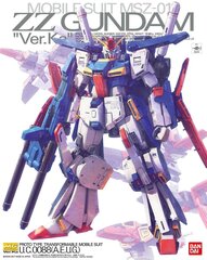 Bandai - MG ZZ Gundam Ver.Ka, 1/100, 63151 цена и информация | Конструкторы и кубики | 220.lv