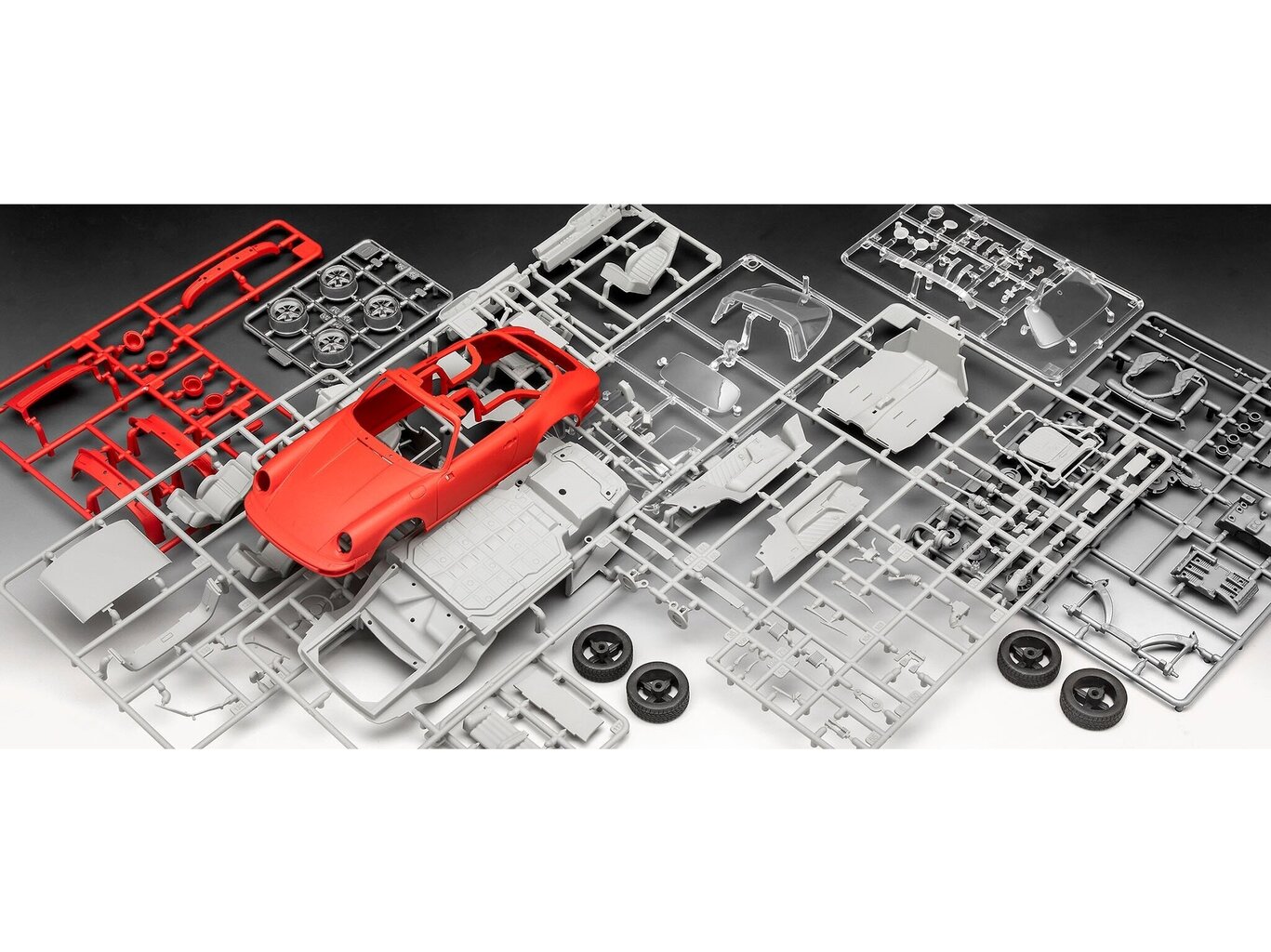 Dāvanu komplekts Revell - Porsche 911 Carrera 3.2 Targa, 1/24, 67689 цена и информация | Konstruktori | 220.lv