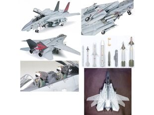 Сборная пластиковая модель. Tamiya - Grumman F-14A Tomcat Black Knights, 1/32, 60313 цена и информация | Конструкторы и кубики | 220.lv