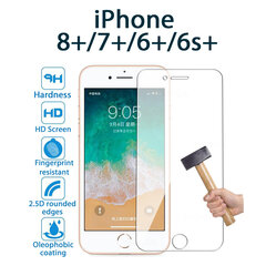 9H Pro+ Apple iPhone 6+/6S+/7+/8+ цена и информация | Защитные пленки для телефонов | 220.lv