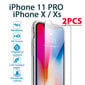 9H Pro+ Apple iPhone X/XS/11 Pro, 2 gab. cena un informācija | Ekrāna aizsargstikli | 220.lv