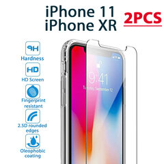 9H Pro+ Apple iPhone XR/11, 2 gab. цена и информация | Защитные пленки для телефонов | 220.lv